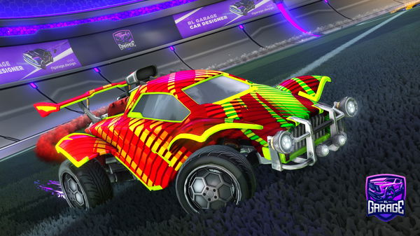 A Rocket League car design from BananBobo