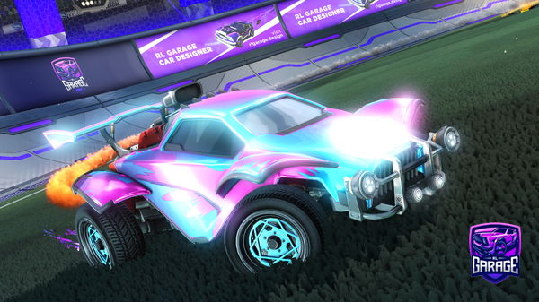 A Rocket League car design from Spyder342