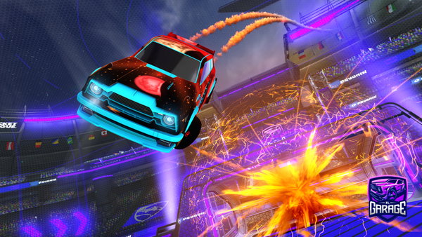 A Rocket League car design from Preused_trojanXXL