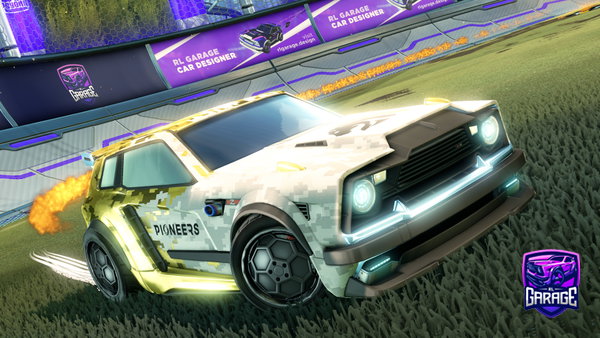 A Rocket League car design from zemso