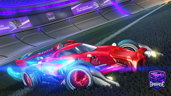 A Rocket League car design from Treble