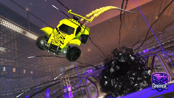 A Rocket League car design from Lazygoldfish7111