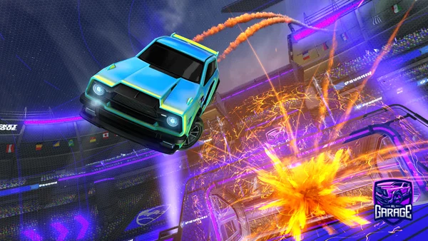 A Rocket League car design from SophTheLoaf
