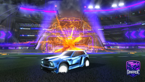 A Rocket League car design from Lolhub