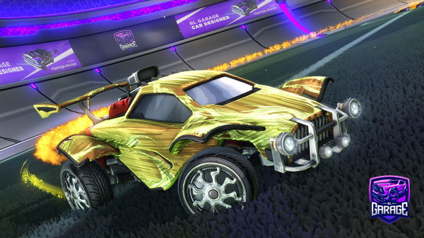 A Rocket League car design from noots