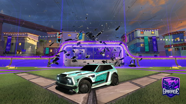 A Rocket League car design from Rayanexddz