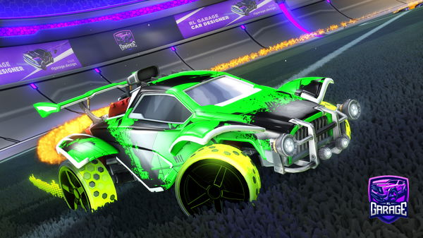 A Rocket League car design from Milesgamerb