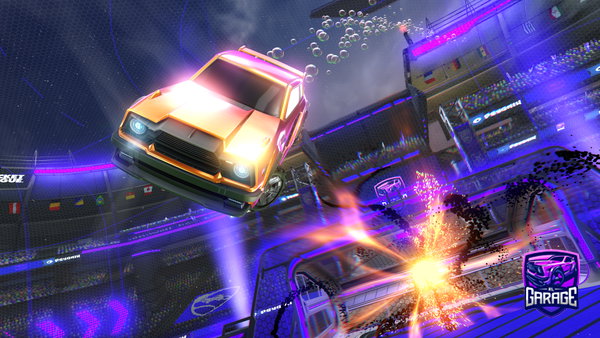A Rocket League car design from Kahoyuun