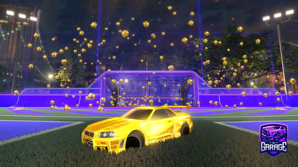 A Rocket League car design from SpaceDripSea69