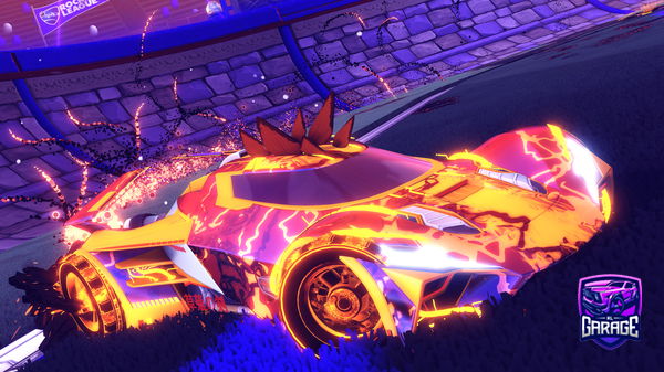 A Rocket League car design from -Goose-