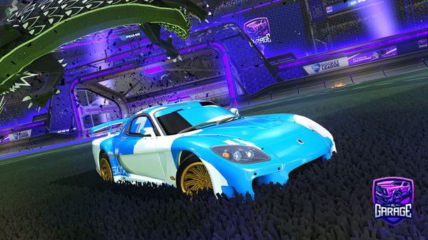 A Rocket League car design from fp19