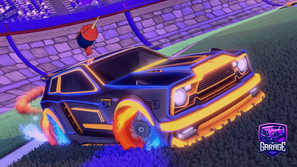 A Rocket League car design from Bizzlesticks