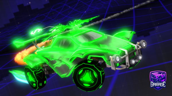 A Rocket League car design from XxredzayXx