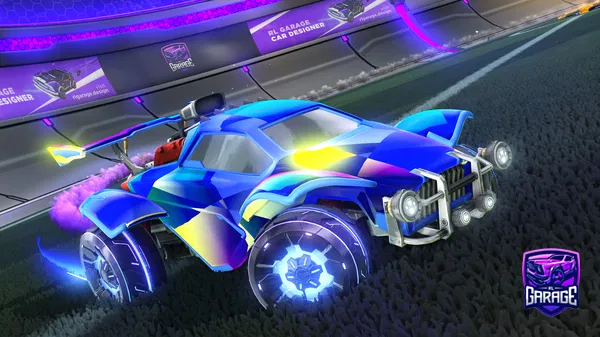 A Rocket League car design from drft_rl
