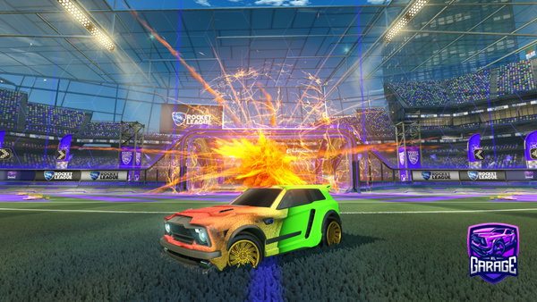 A Rocket League car design from Jul366