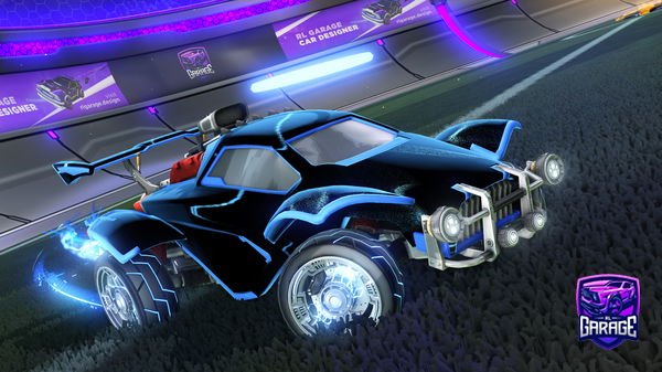 A Rocket League car design from Imnubking