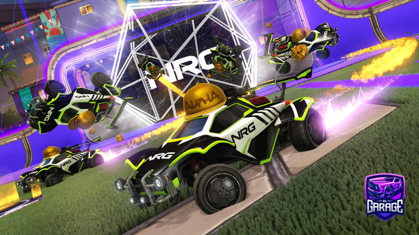 A Rocket League car design from LWG1