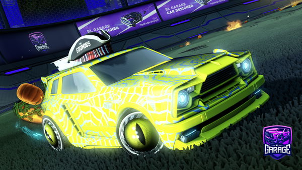 A Rocket League car design from HalloweenQueen