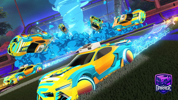 A Rocket League car design from GodLoveYou