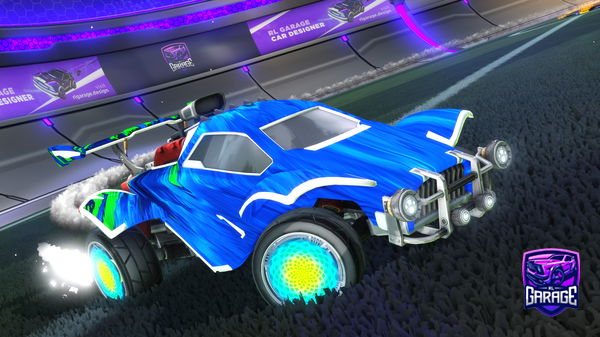 A Rocket League car design from Glg