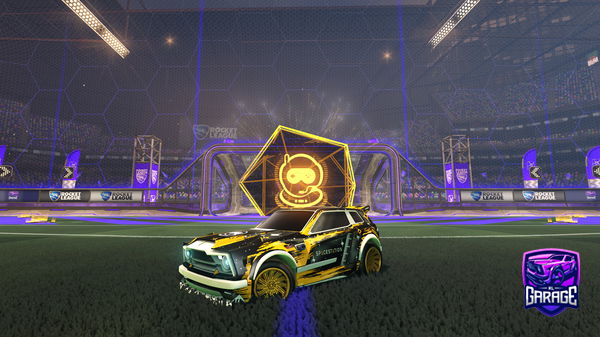 A Rocket League car design from Ripperatschool