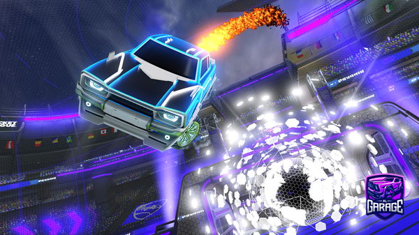 A Rocket League car design from ItsVektor