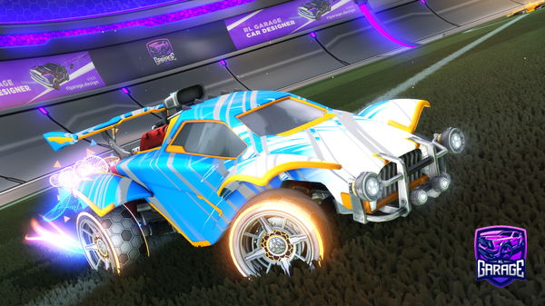 A Rocket League car design from Hijack653