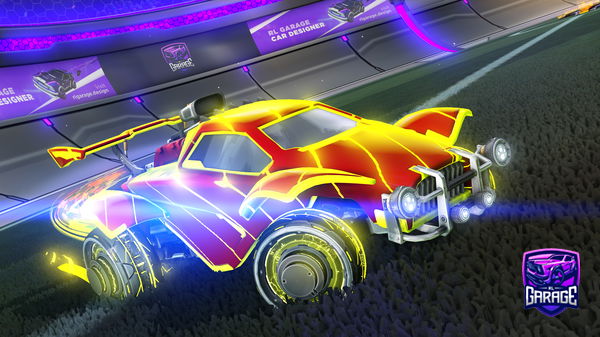 A Rocket League car design from Feral_Crab