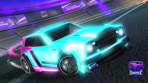 A Rocket League car design from Dxrkrl1