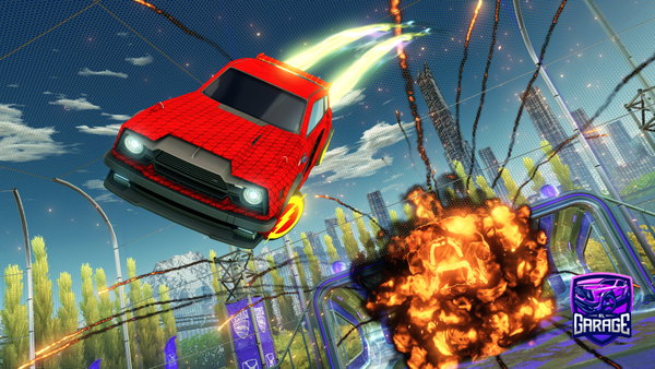 A Rocket League car design from Isnattc
