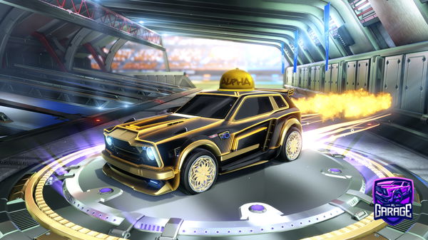 A Rocket League car design from SWEATYRL-_-