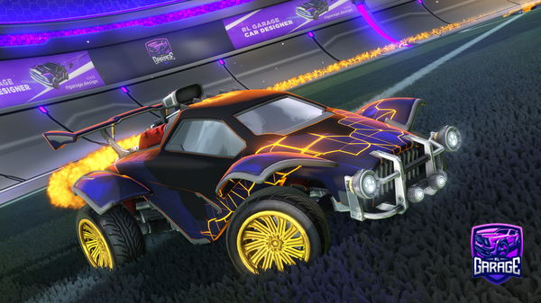 A Rocket League car design from Mikakwmp