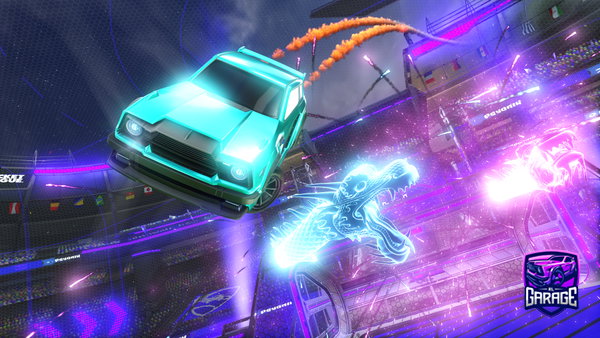 A Rocket League car design from Saadalshaifan