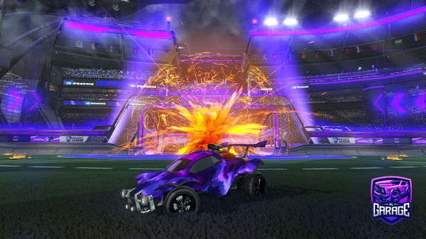 A Rocket League car design from Xaffroncard1580