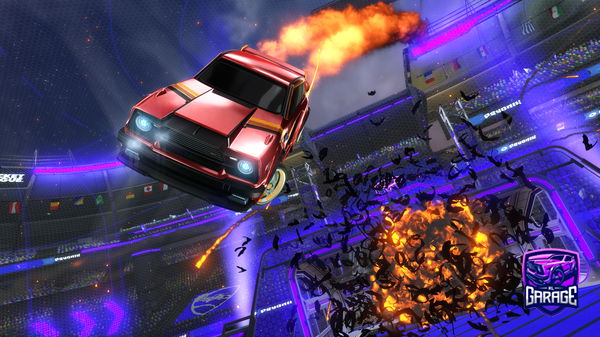 A Rocket League car design from Stealth_crystal9