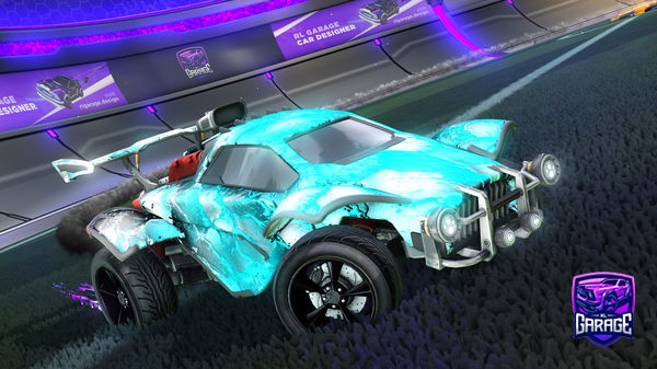 A Rocket League car design from Wbnoskill