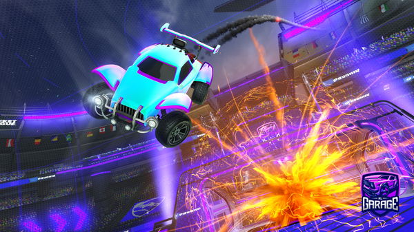 A Rocket League car design from Fio176