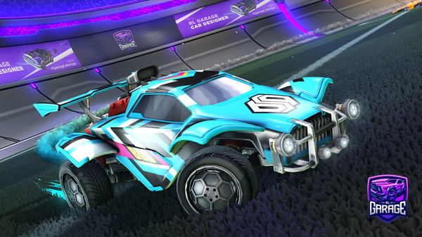 A Rocket League car design from lomono