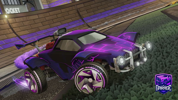 A Rocket League car design from Gl1cth257