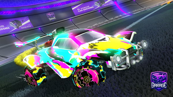 A Rocket League car design from boosted497