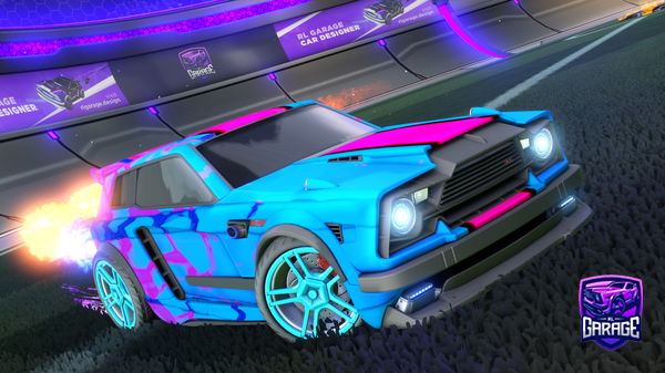 A Rocket League car design from Mongoleitor_XD