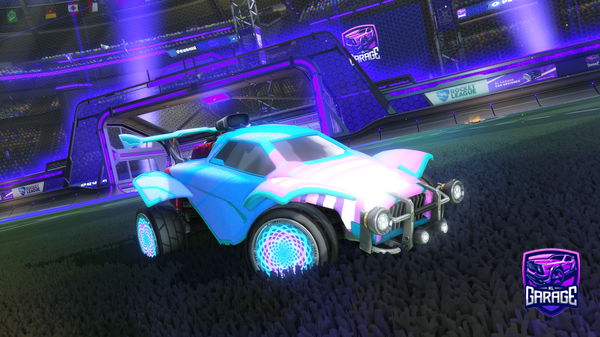 A Rocket League car design from WDYMon0ping