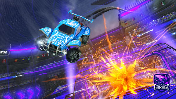 A Rocket League car design from leanpary