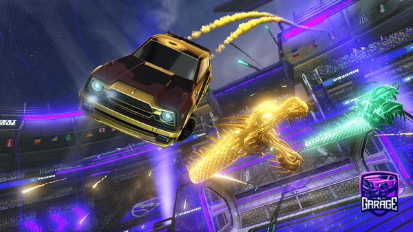 A Rocket League car design from rickilekiwi