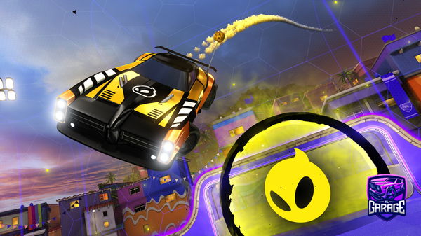 A Rocket League car design from FakeAlpha_07