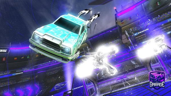A Rocket League car design from Asilbzdg