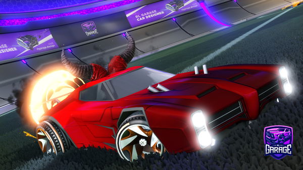 A Rocket League car design from hulzinga