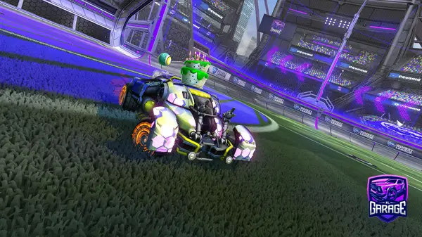 A Rocket League car design from SupportBot