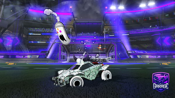 A Rocket League car design from keyholery