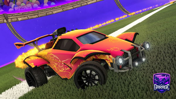 A Rocket League car design from Gummibear